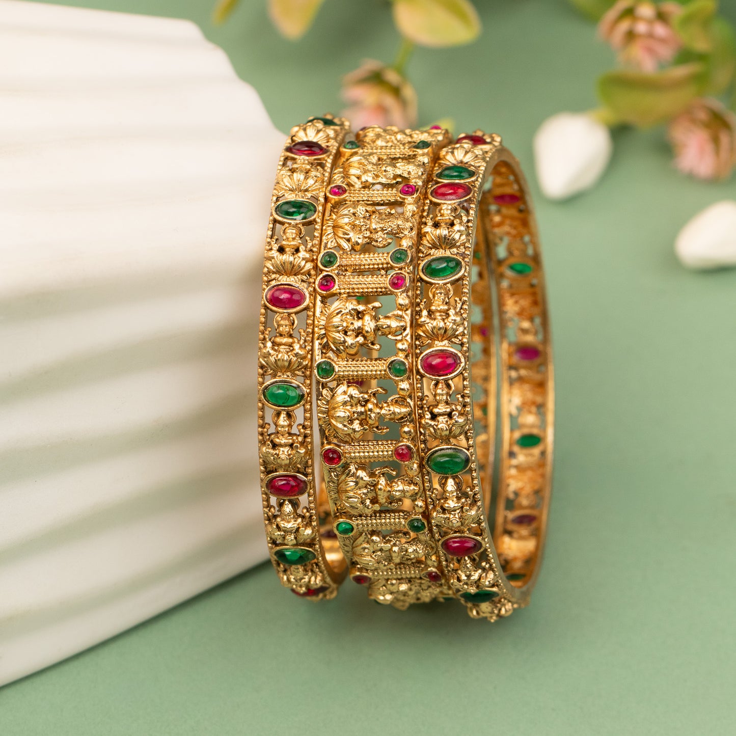 Antique Bangle B608 (3 Piece)