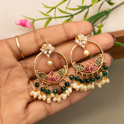 Antique Gold Plated Earrings E1367