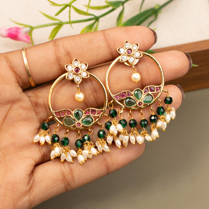 Antique Gold Plated Earrings E1365