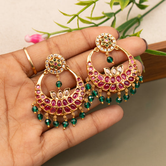 Antique Gold Plated Earrings E1362