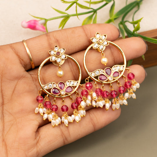 Antique Gold Plated Earrings E1365