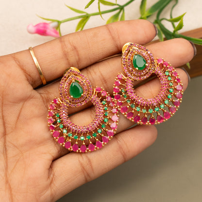 Antique Stone Earrings E1371