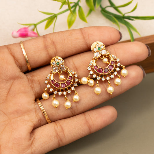 Antique Gold Plated Earrings E1361