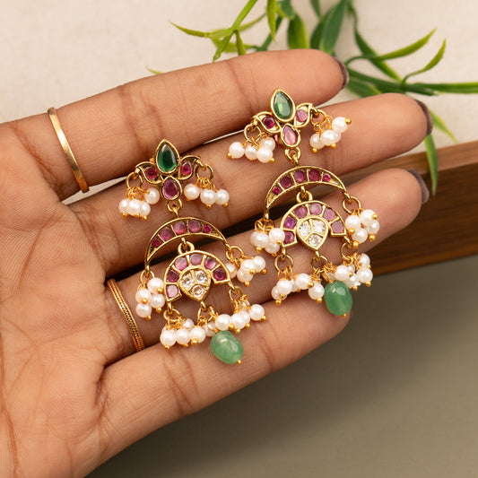 Antique Gold Plated Earrings E1366