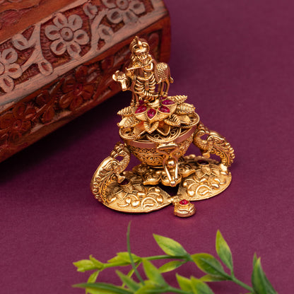 Premium Antique Kumkum box KB17