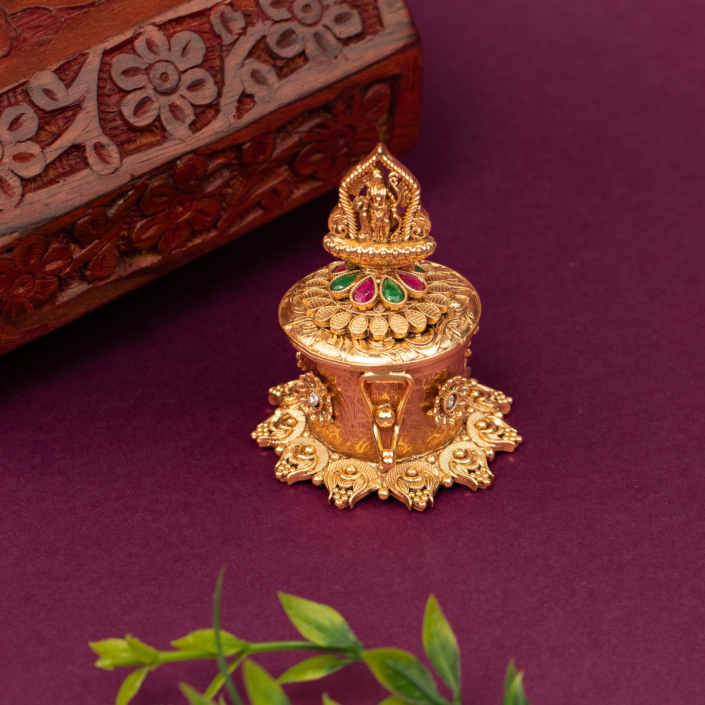 Antique Kumkum box KB15