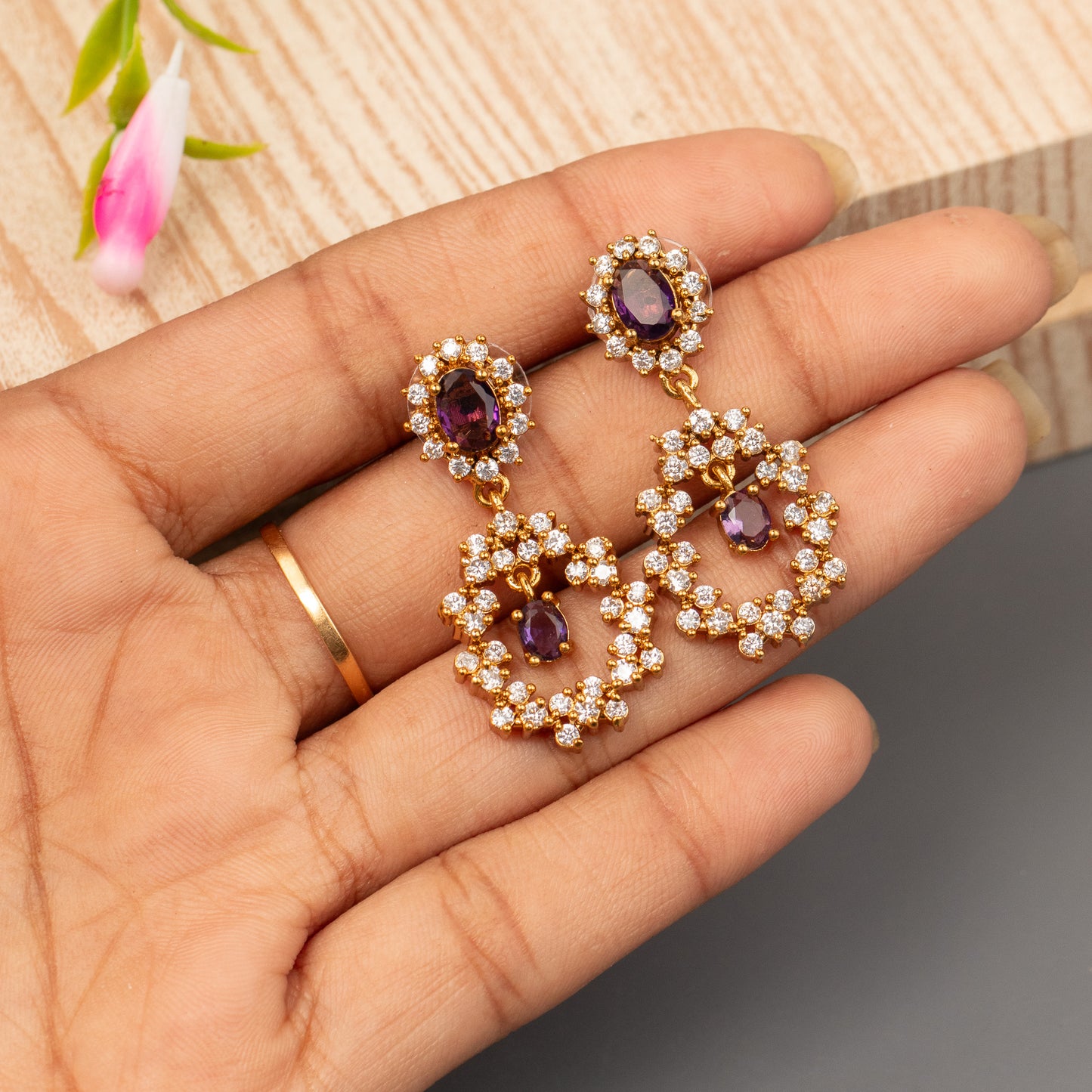 AD Hanging Earrings E1403