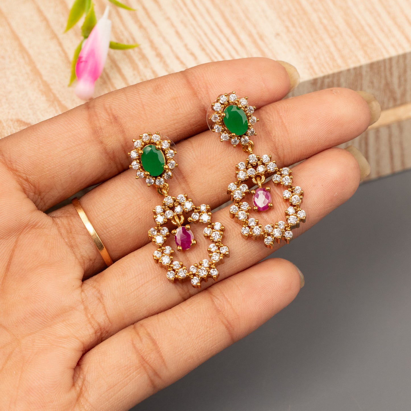 AD Hanging Earrings E1403