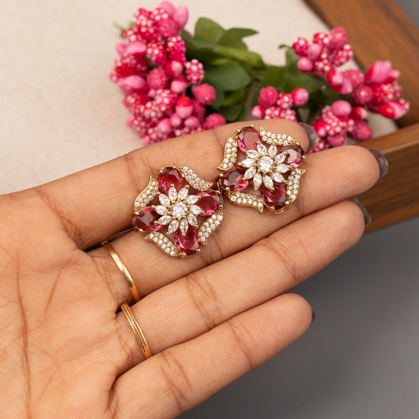 AD Stud Earrings E1398