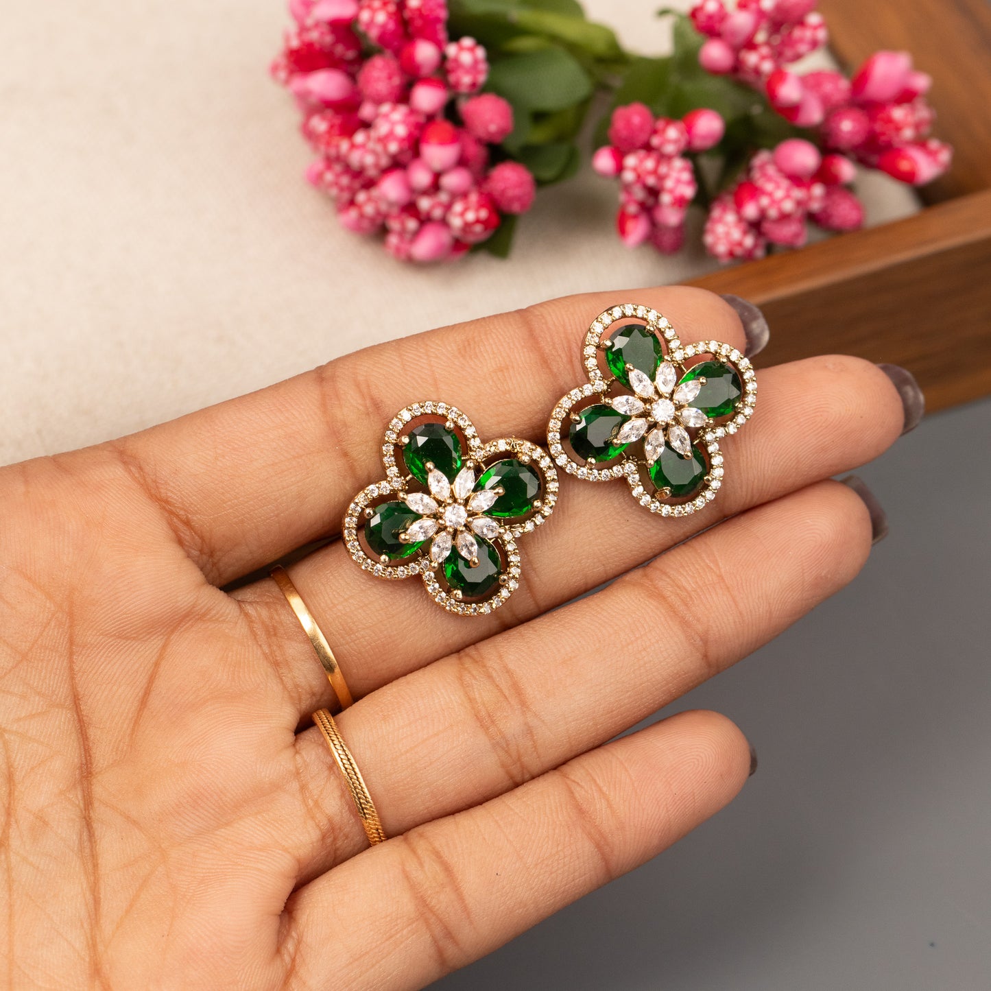AD Stud Earrings E1401