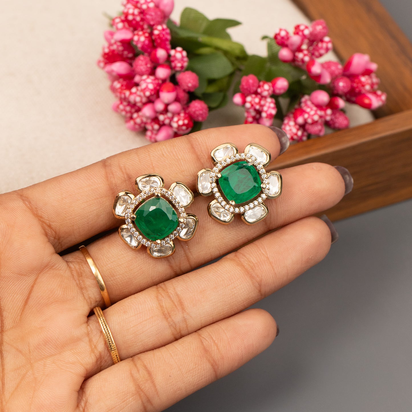AD Stud Earrings E1399