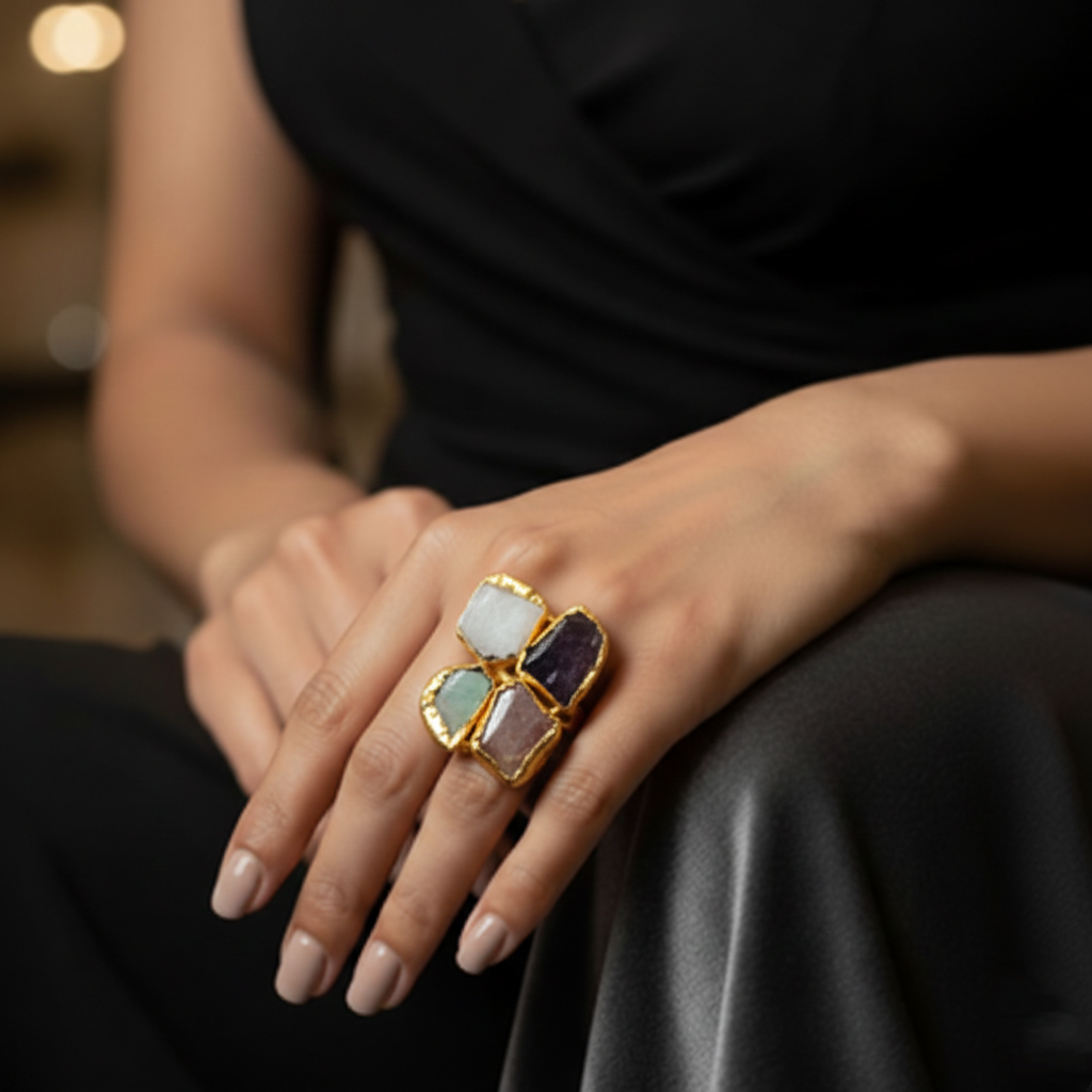 Finger Ring FR28[Gem Stone]