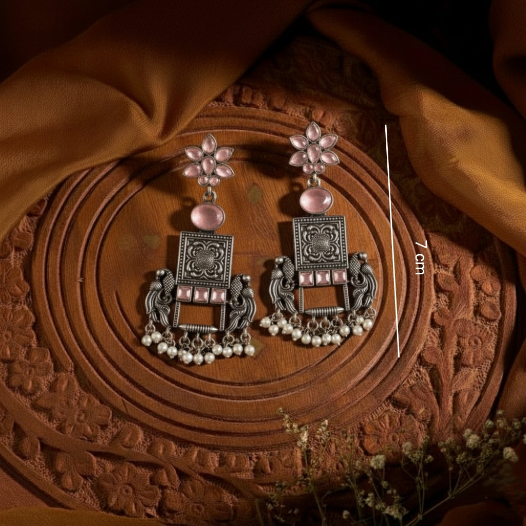 Oxidised Earrings E763