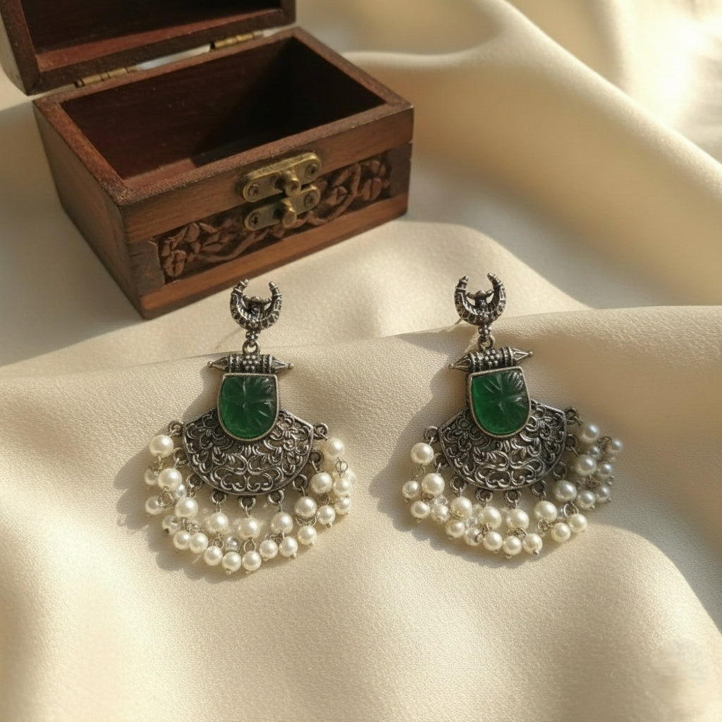 Oxidised Earrings E780