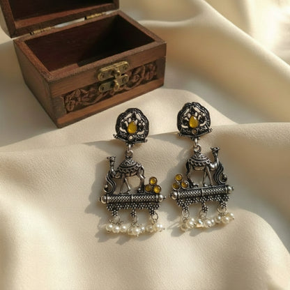 Oxidised Earrings E781