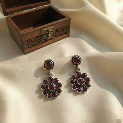 Oxidised Earrings E784
