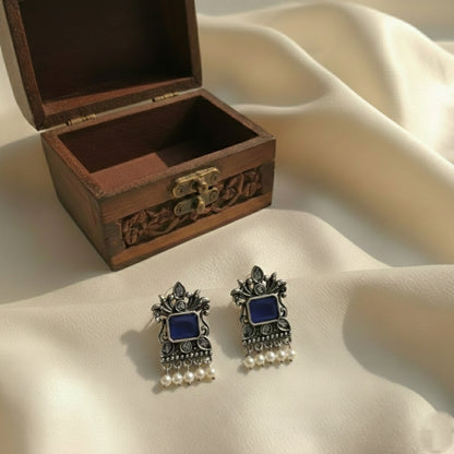 Oxidised Earrings E789