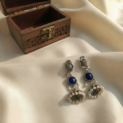 Oxidised Earrings E788