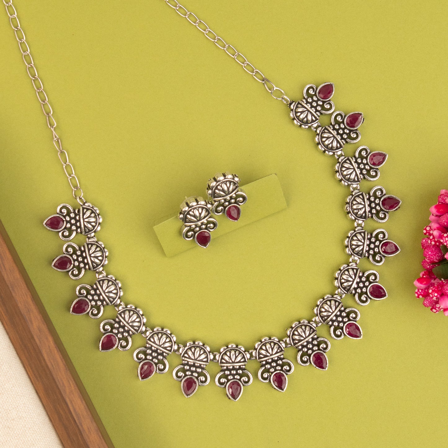 Oxidised Necklace 1481