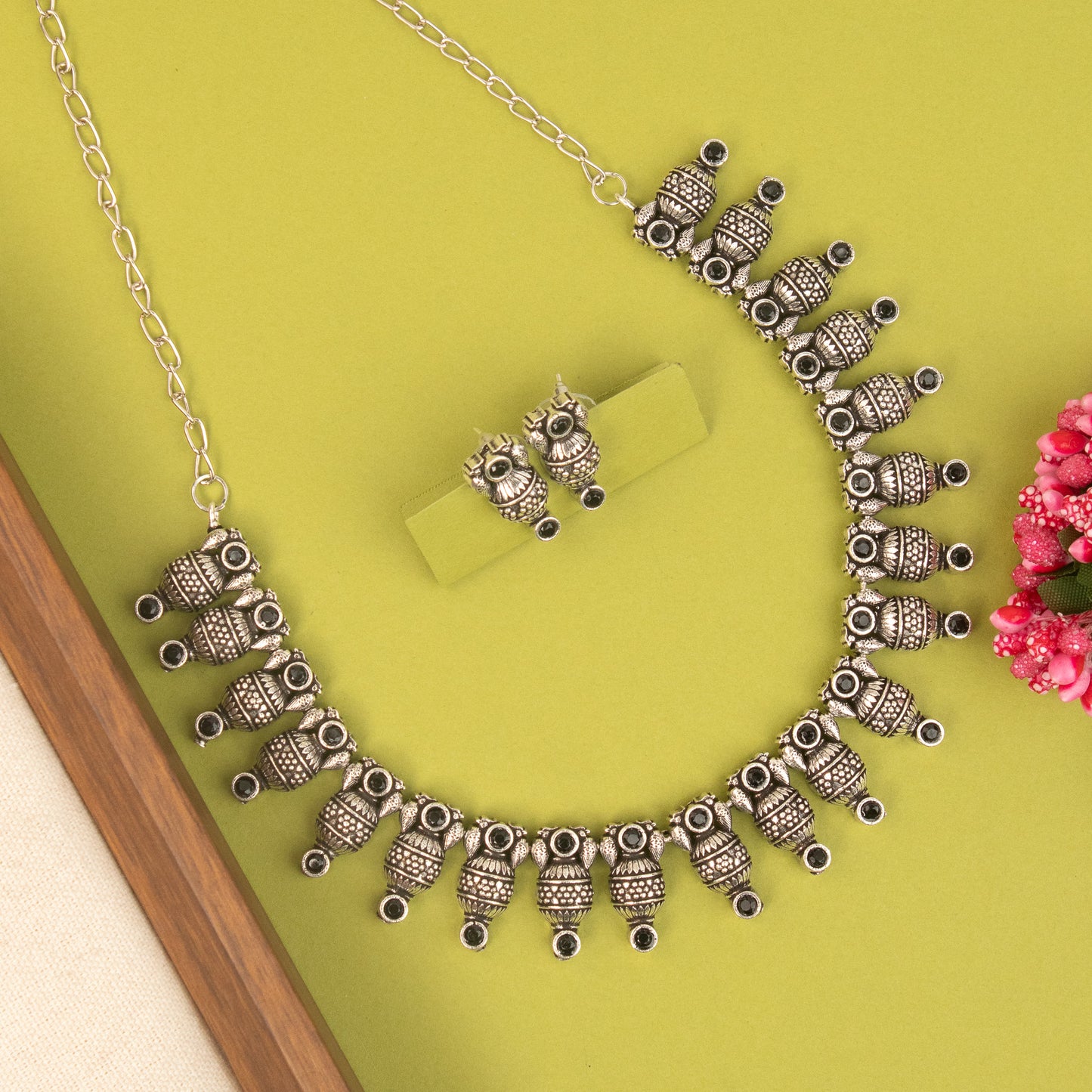 Oxidised Necklace N1483