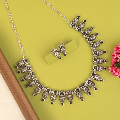 Oxidised Necklace N1483