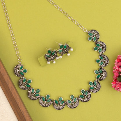 Oxidised Necklace 1477