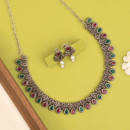 Oxidised Necklace 1478