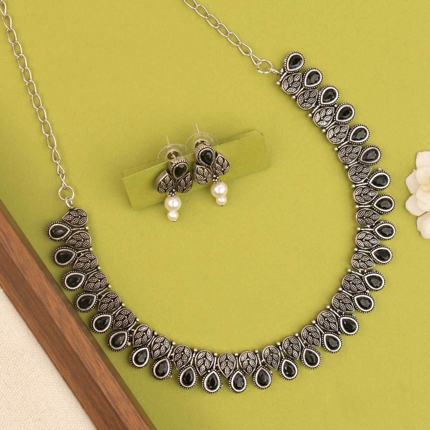 Oxidised Necklace 1478