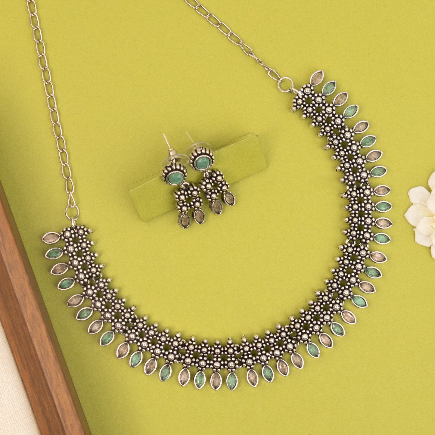 Oxidised Necklace 1479