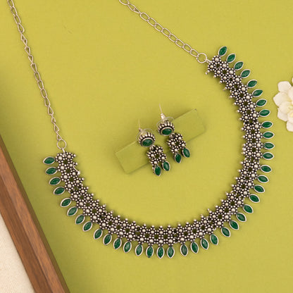 Oxidised Necklace 1479