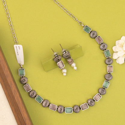 Oxidised Necklace 1476