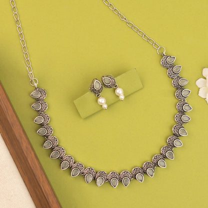 Oxidised Necklace N1484