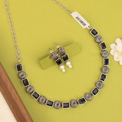 Oxidised Necklace 1476