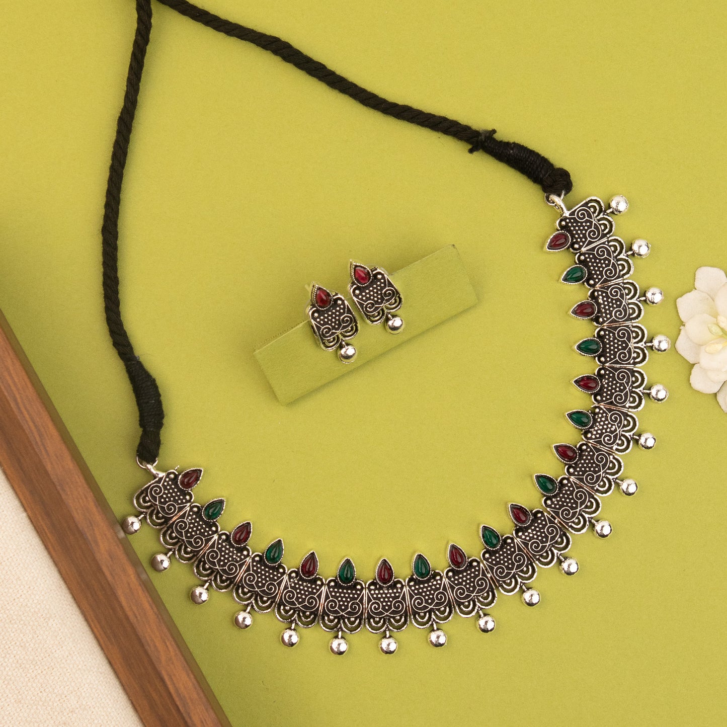 Oxidised Necklace 1474