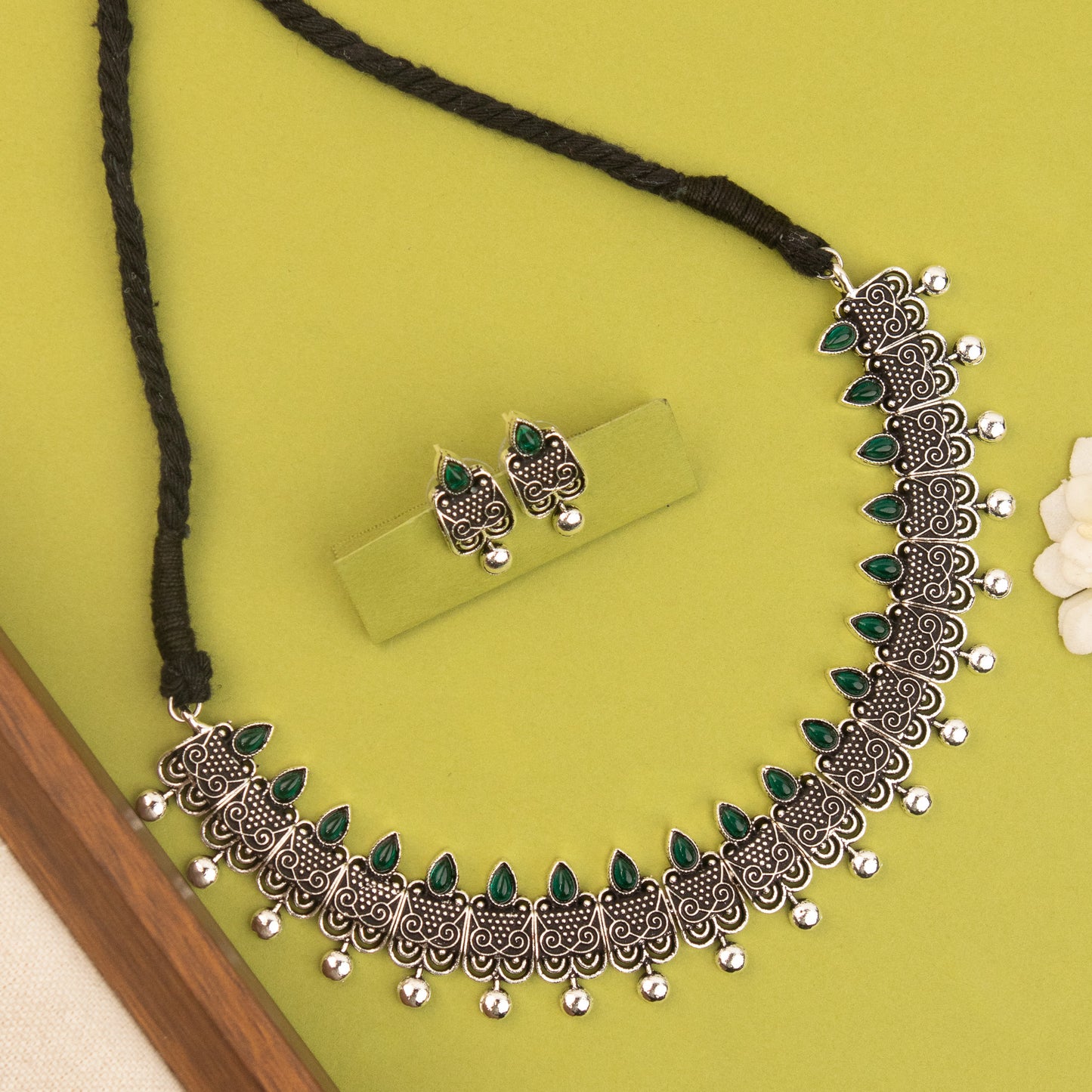 Oxidised Necklace 1474