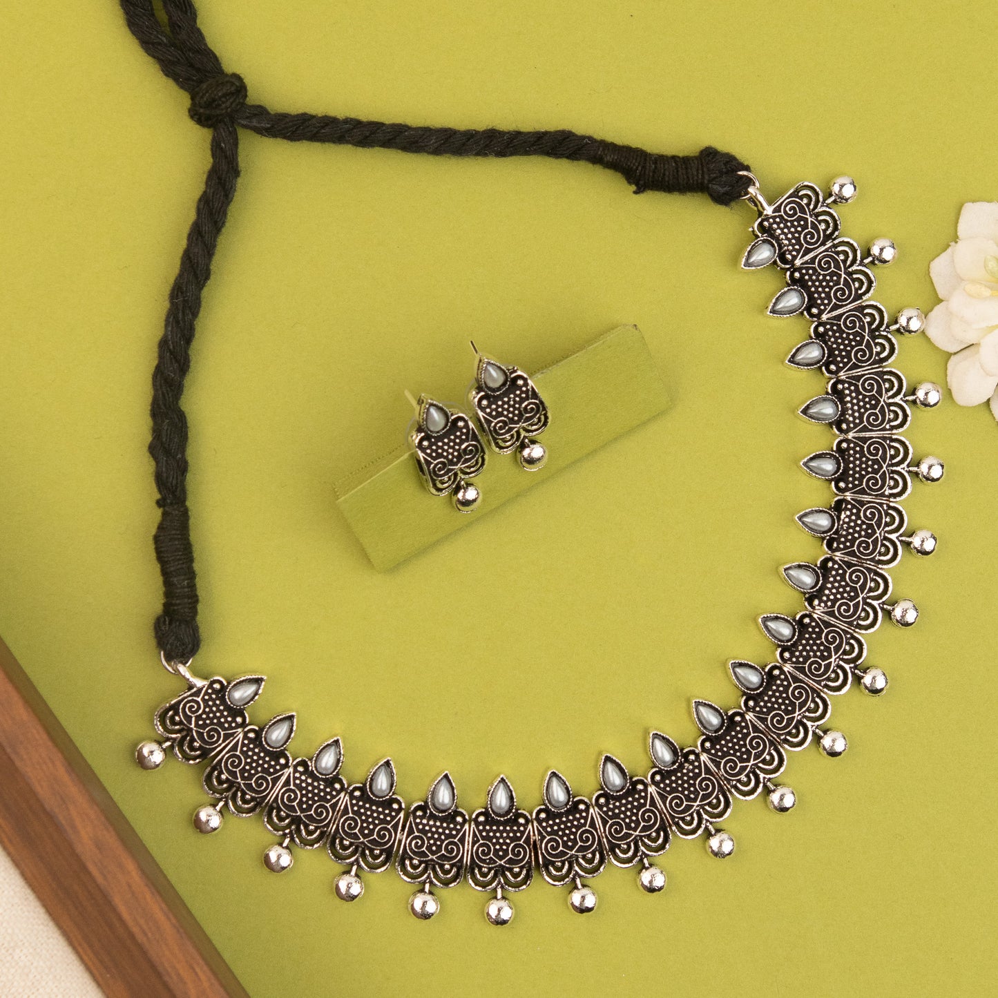 Oxidised Necklace 1474