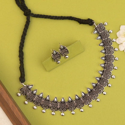 Oxidised Necklace 1474