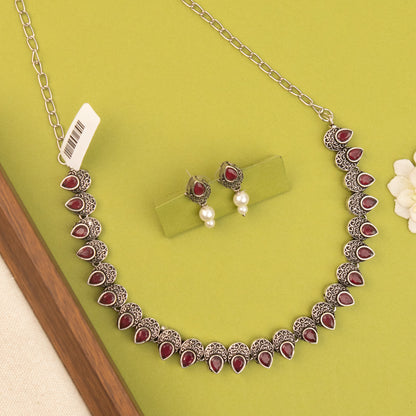 Oxidised Necklace N1484