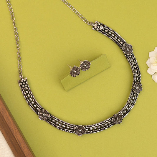 Oxidised Necklace N1475