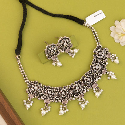Oxidised Necklace 1480