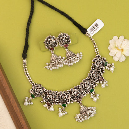Oxidised Necklace 1480