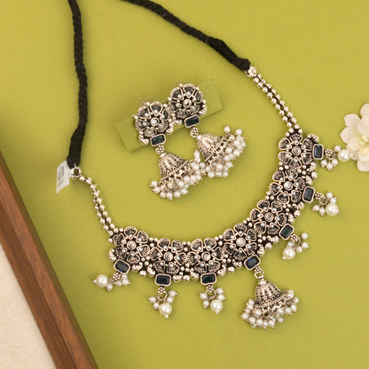 Oxidised Necklace 1480