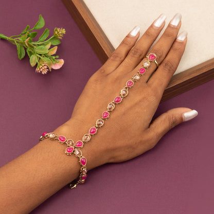 Hand Bracelet with Ring BR149