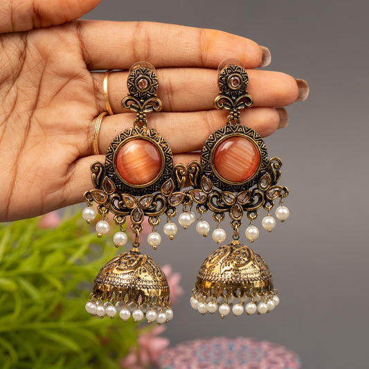 Fancy Jumkha Earrings E1527