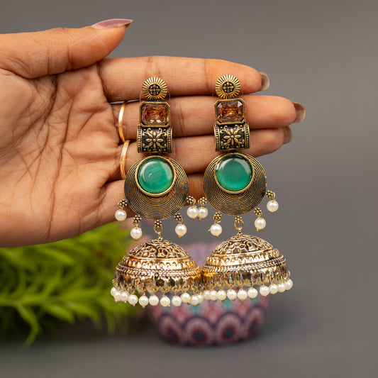 Fancy Jumkha Earrings E1531