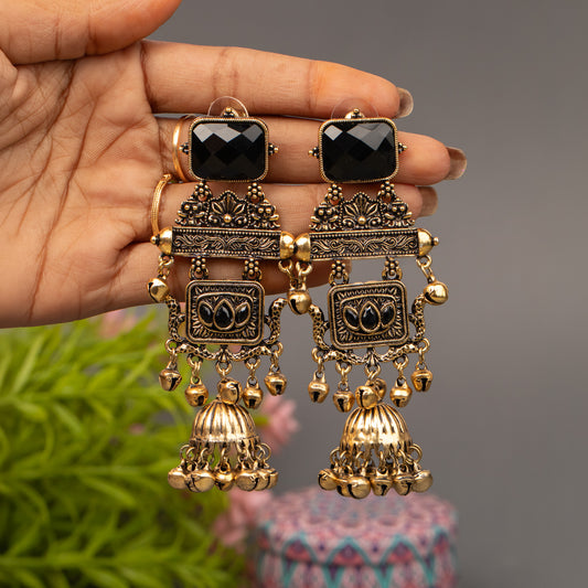 Fancy Jumkha Earrings E1521