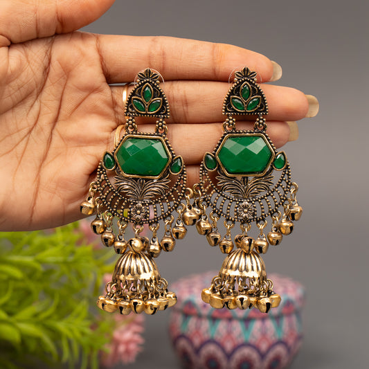 Fancy Jumkha Earrings E1525