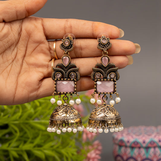Fancy Jumkha Earrings E1526