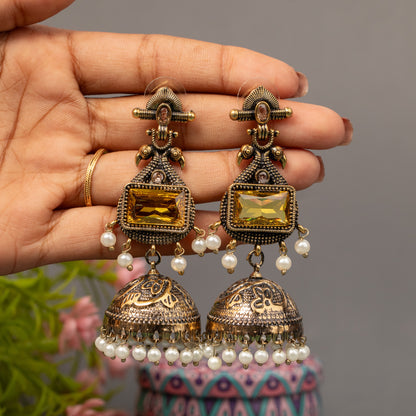 Fancy Jumkha Earrings E1559