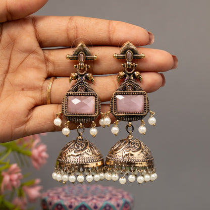 Fancy Jumkha Earrings E1559
